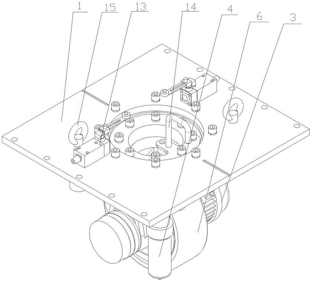 Horizontal driving mechanism for laser guide AVG forklift