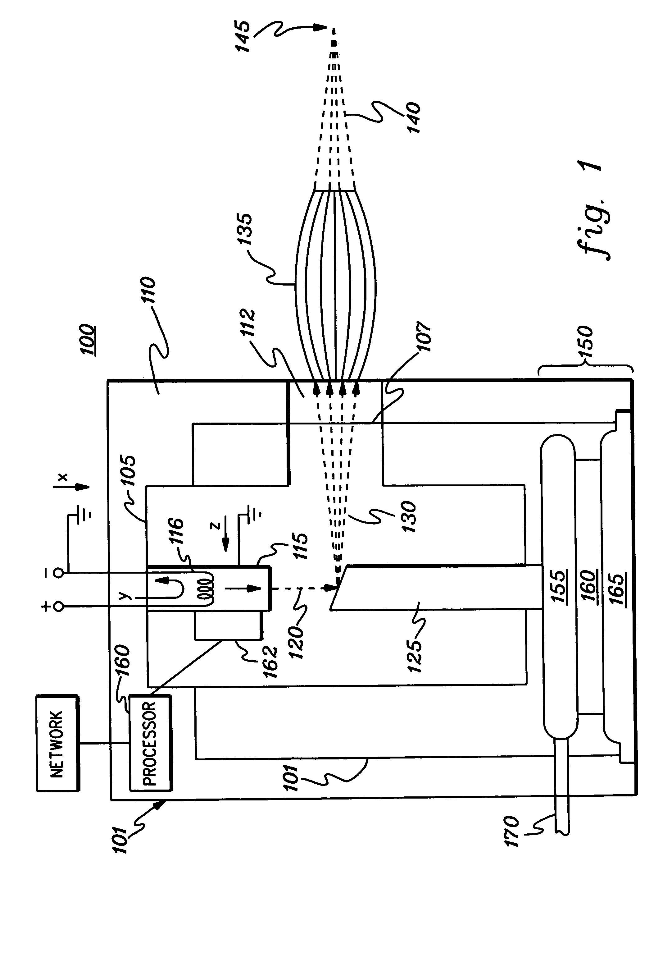 Diagnosing system for an x-ray source assembly