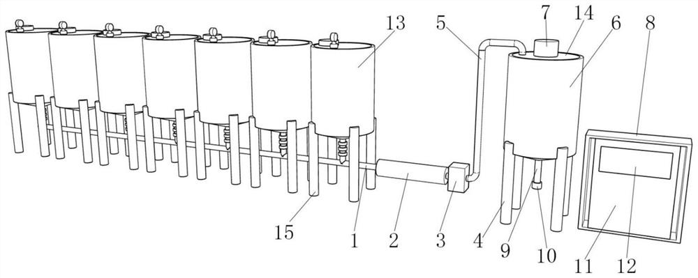 Equipment and process for producing polyurethane combined polyether