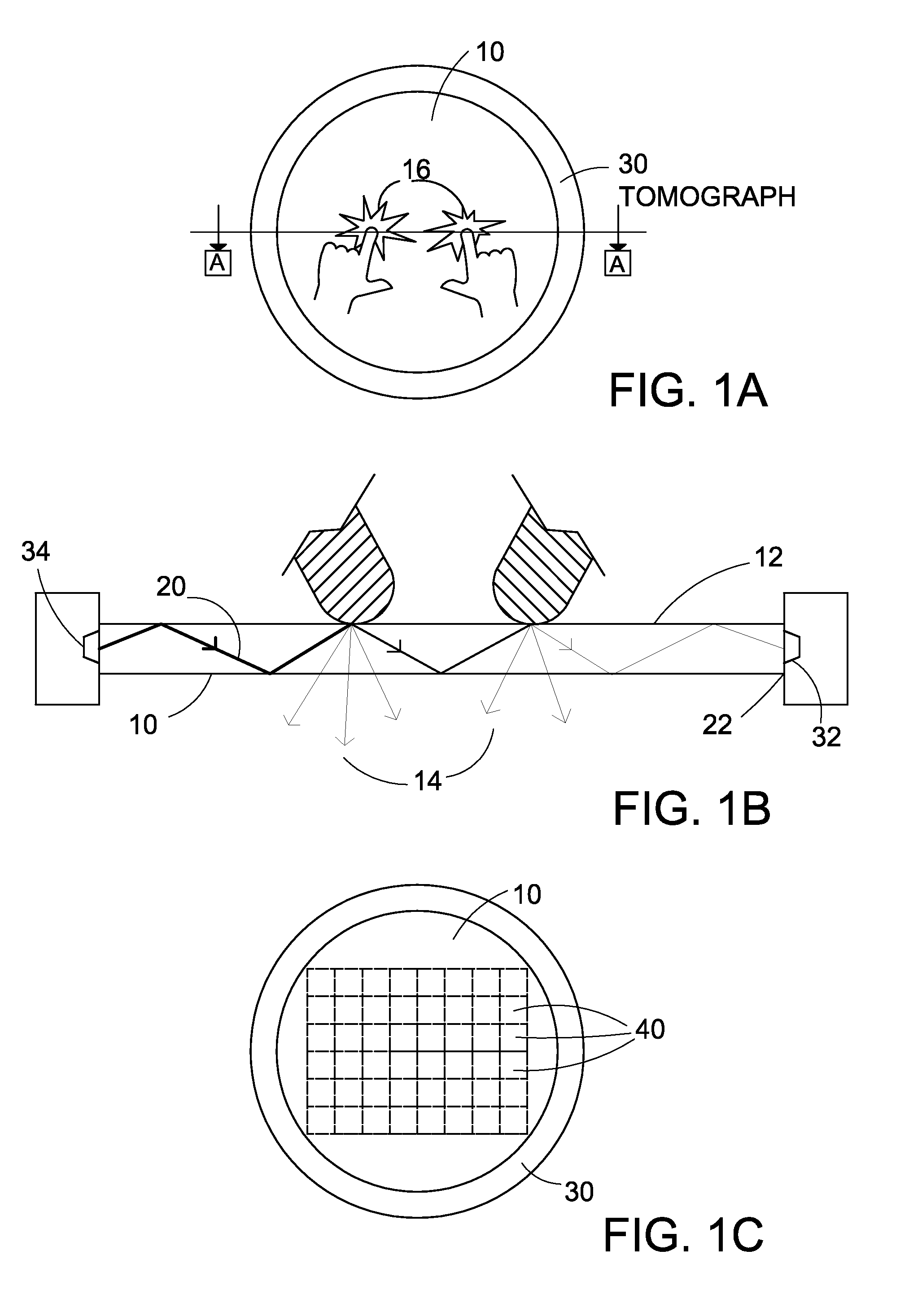 Method and apparatus for tomographic touch imaging and interactive system using same