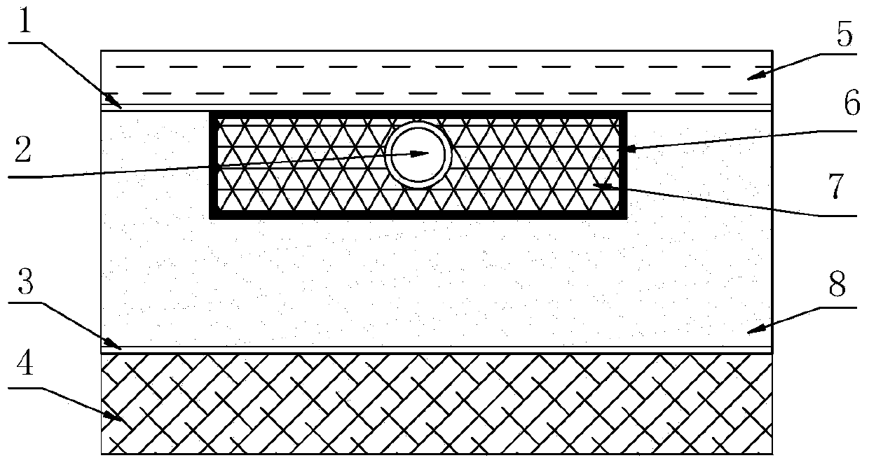 Phase-change thermal storage floor radiation heating device used at the end of air source heat pump