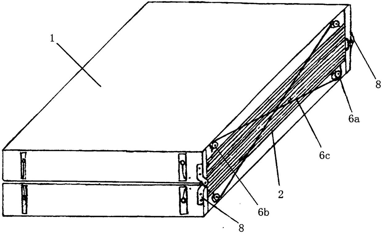 Foldable panel changing device