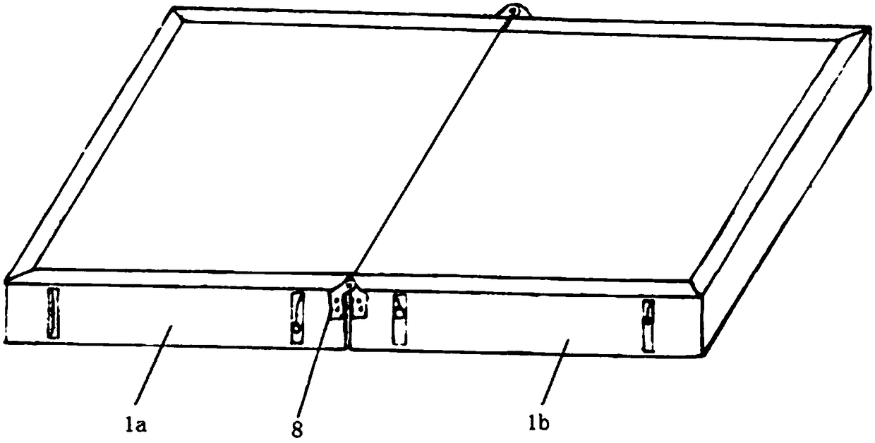 Foldable panel changing device