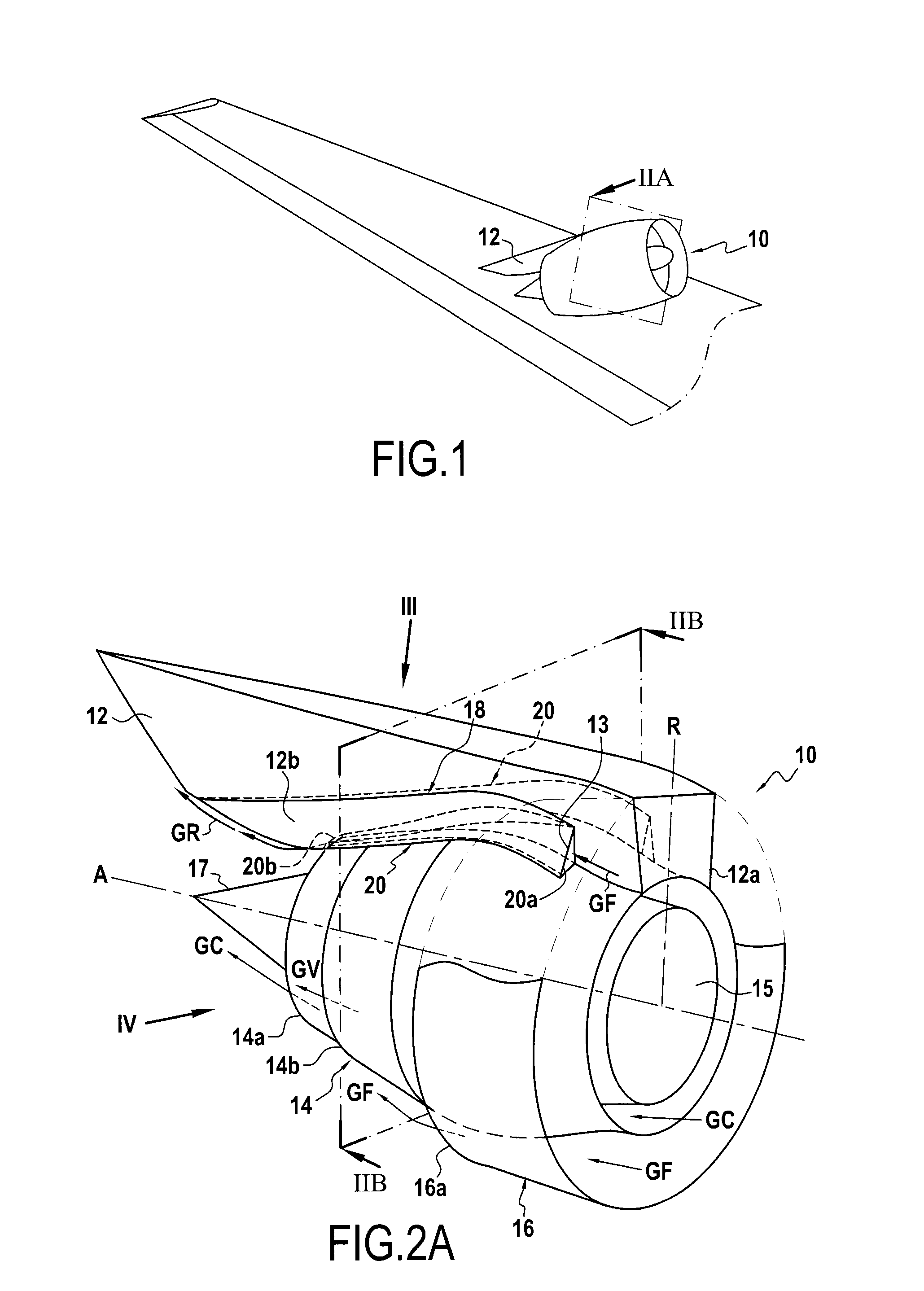 Turbomachine comprising a device for the cooling of a pylon