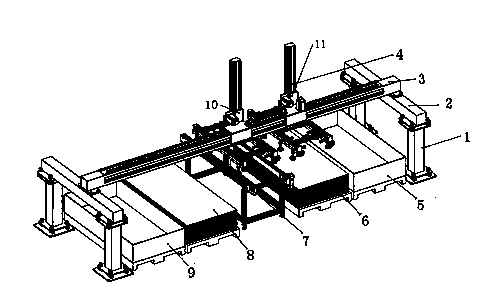 Automatic glass loading machine