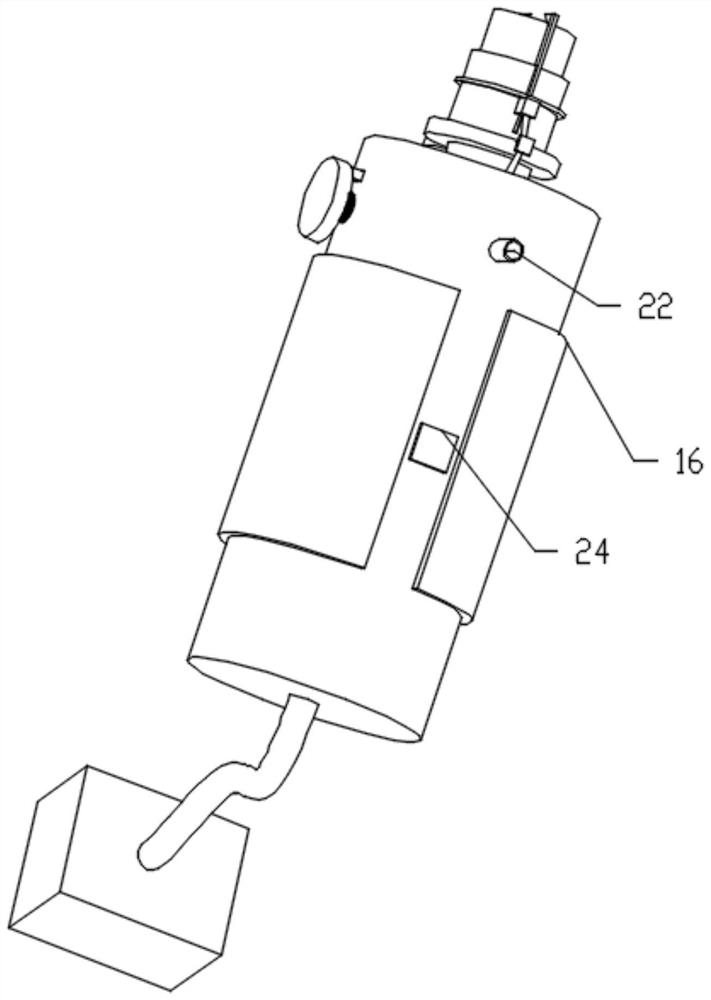 Foreign matter adsorption device for mouth rehabilitation