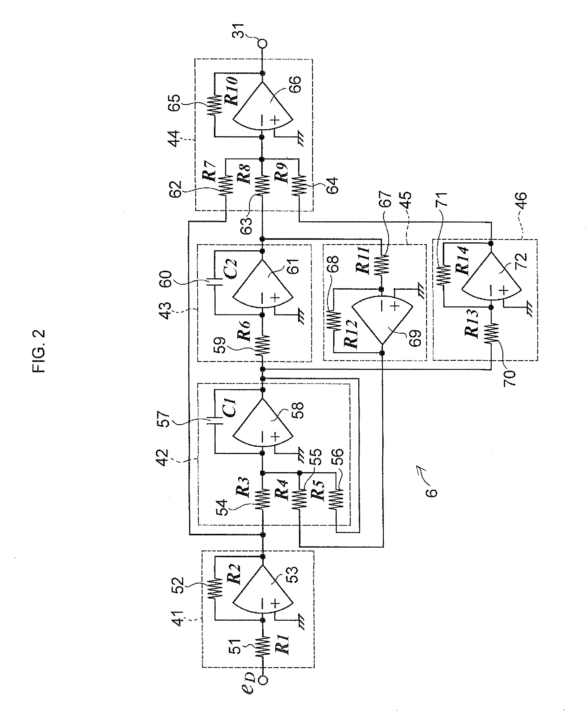 Absolute displacement detection method and absolute displacement sensor using the method