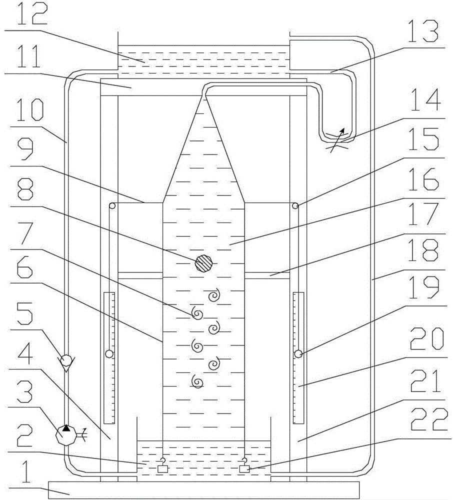Two-dimensional flow display device