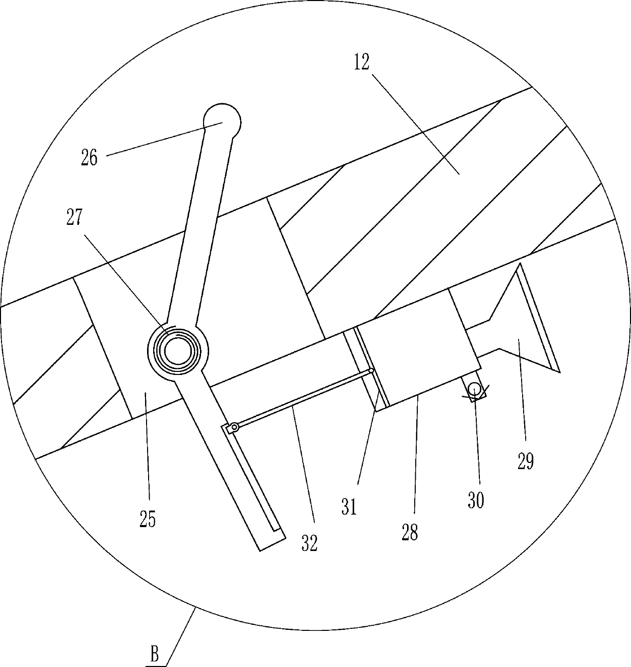 A kind of children's rubber racket hitting practice device