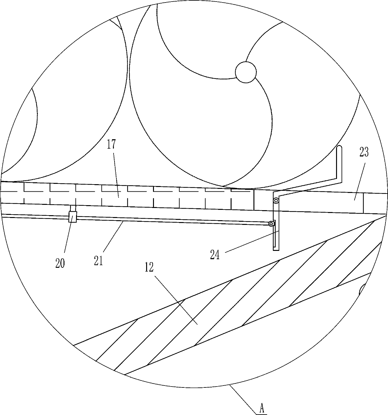 A kind of children's rubber racket hitting practice device