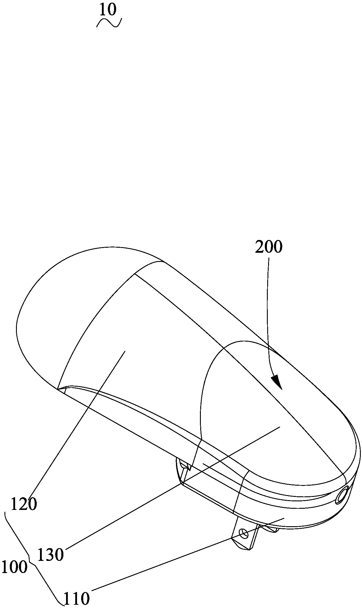 Wall-mounted LED lamp