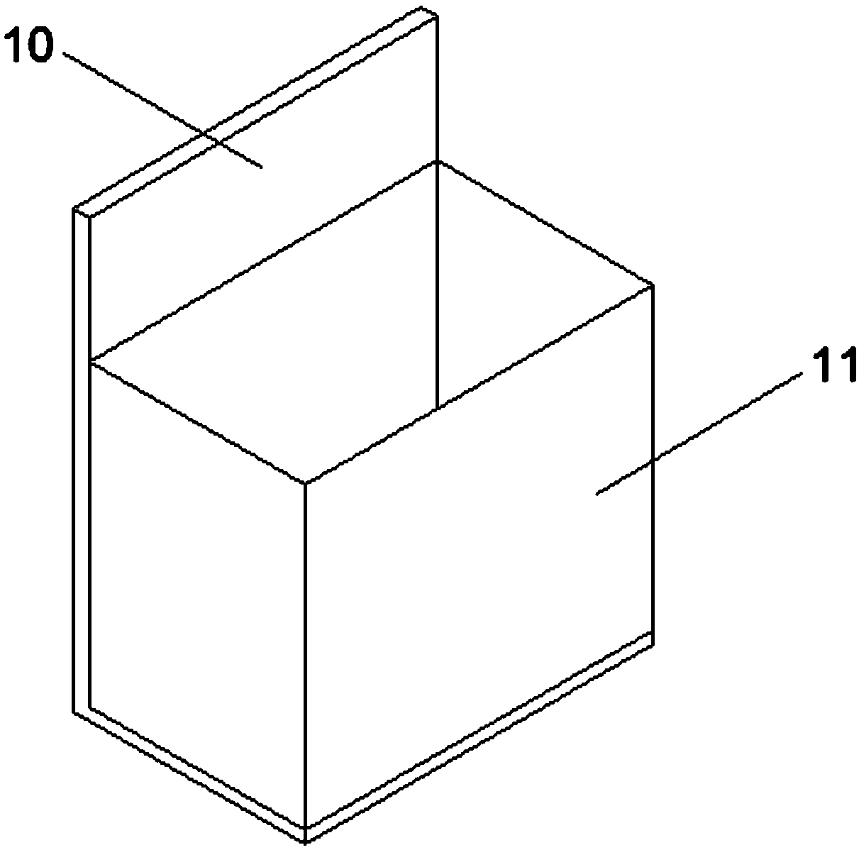 Garbage recycling device with purifying function for electrolysis workshop