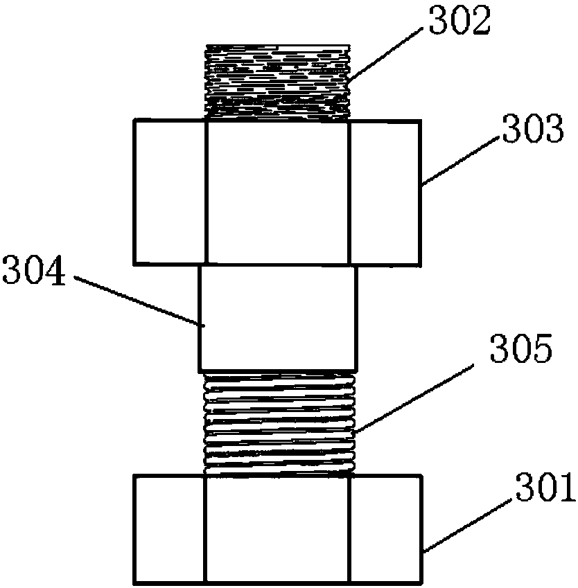 Friction type high-strength bolt capable of monitoring and controlling pretension force, connecting piece and construction method thereof