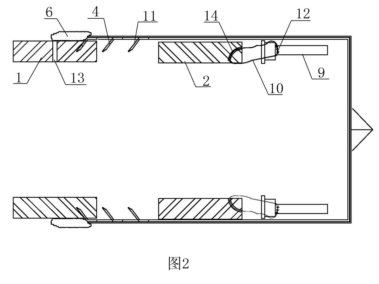 Device for exchanging tail brush during shield tunneling, and construction method of device