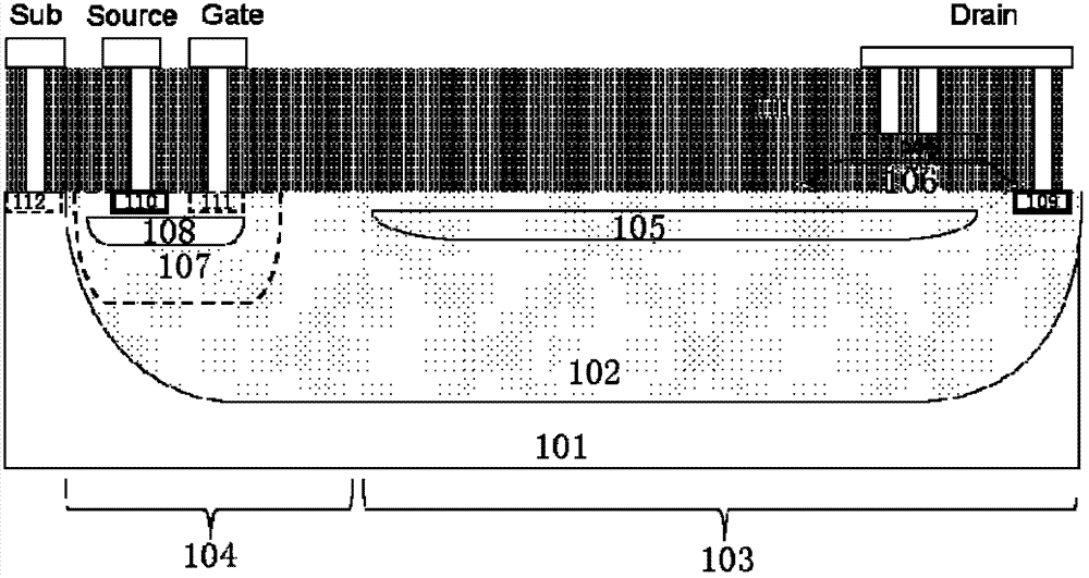 Pinch-off voltage reducing structure of dual-channel high voltage junction field effect transistor (FET) and manufacturing method thereof