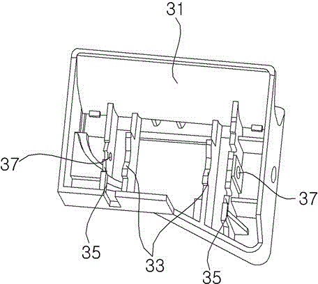 Vehicle parking brake switch assembly