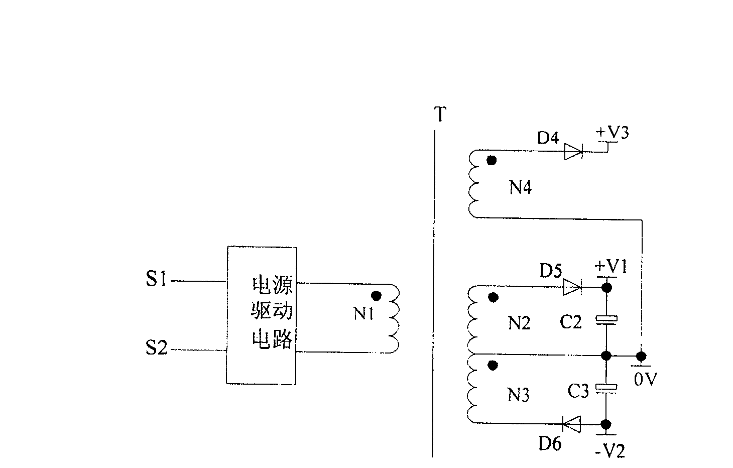 Cascade active voltage-stabilizing controller of power switch