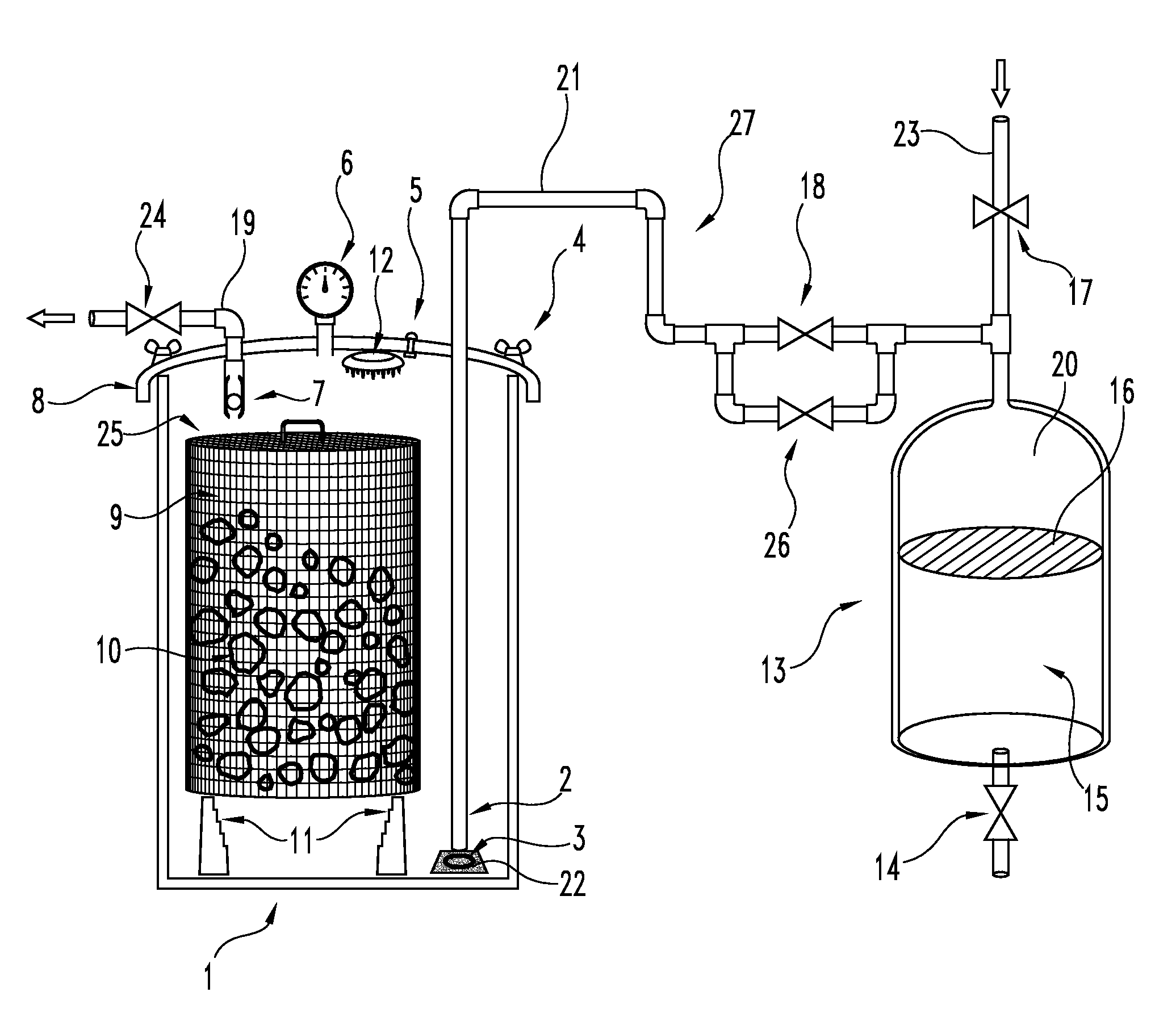 Control system for an on-demand gas generator