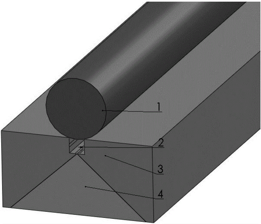 Nano laser based on metal tip and air slot surface plasmon polaritons