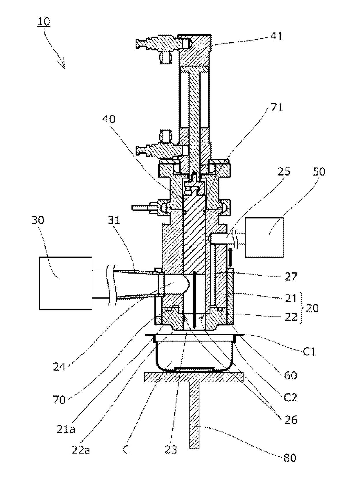 Filling device