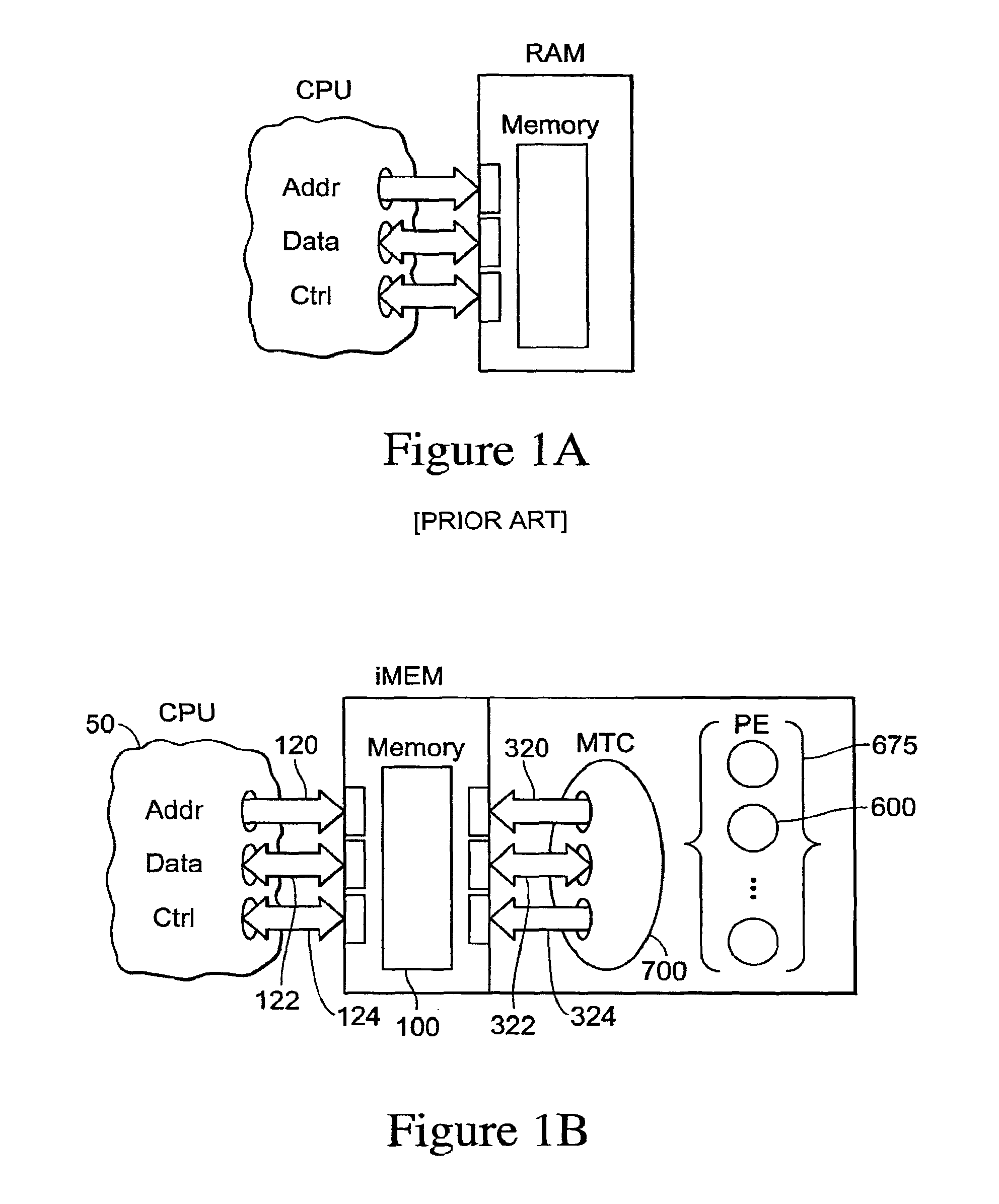 Interface including task page mechanism with index register between host and an intelligent memory interfacing multitask controller