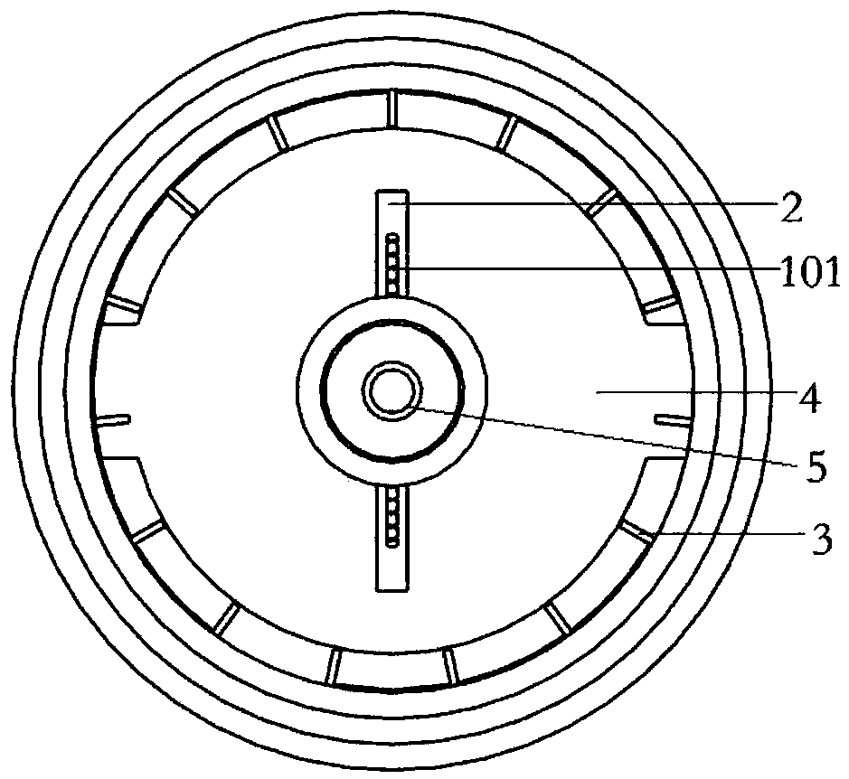 High-efficiency filtration and separation device and method for sewage