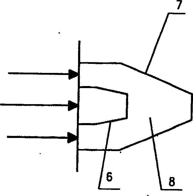 Deep channel type oxidation channel wastewater treatment system