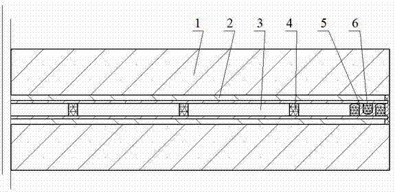 Glass composite vacuum plate with edge sealed by seal strip and manufacturing method thereof