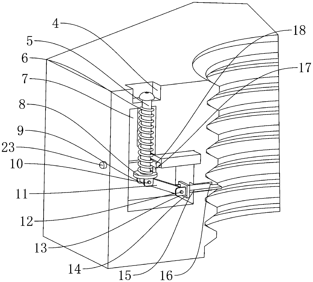 Novel self-locking nut