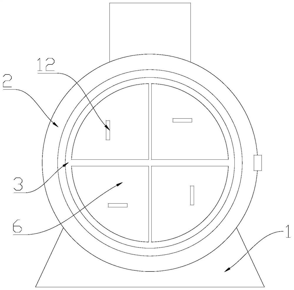 Multi-station horizontal dyeing vat