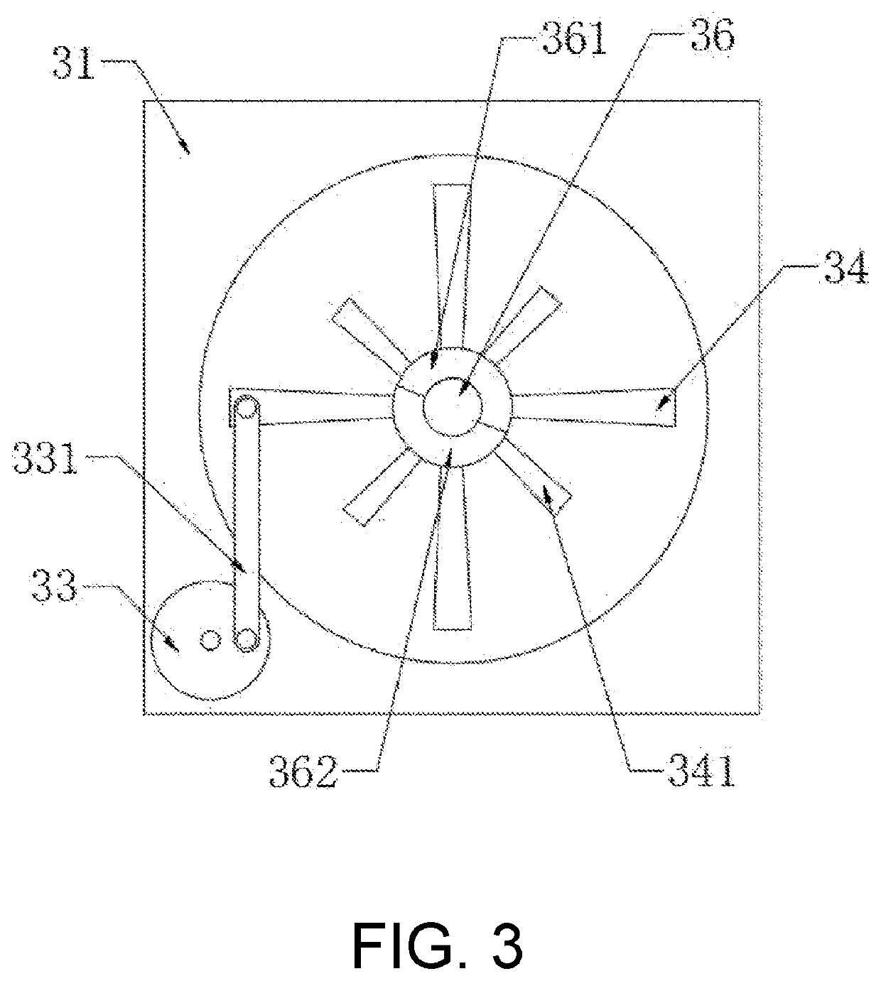 Rotatable faraday cleaning apparatus and plasma processing system