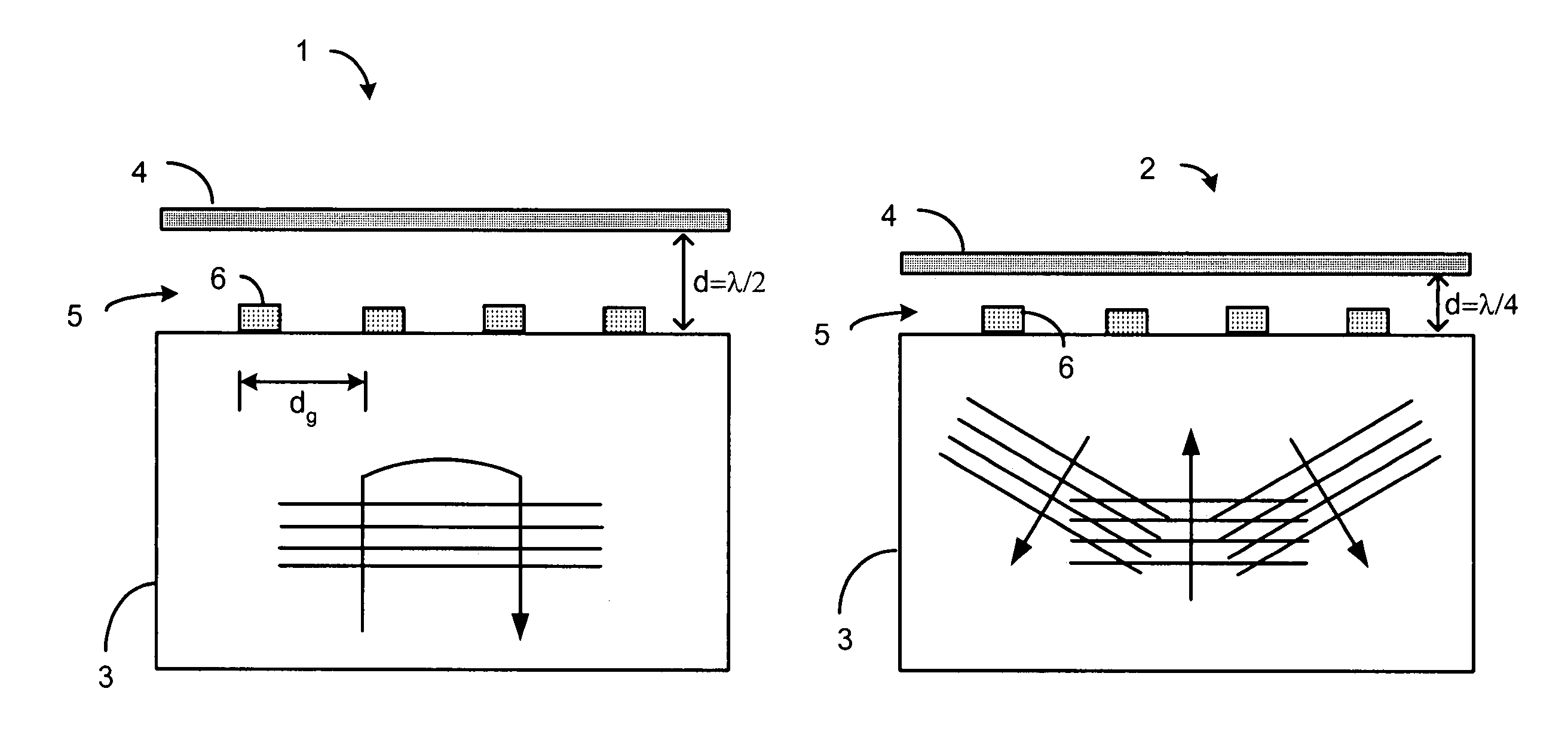 Highly-sensitive displacement-measuring optical device