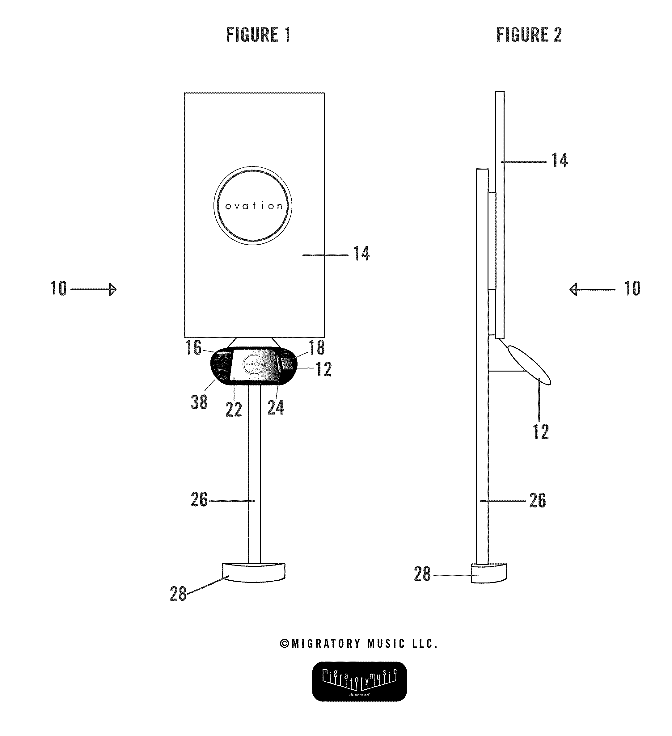 System and method for live music performance digital recording, distribution, and digital advertising