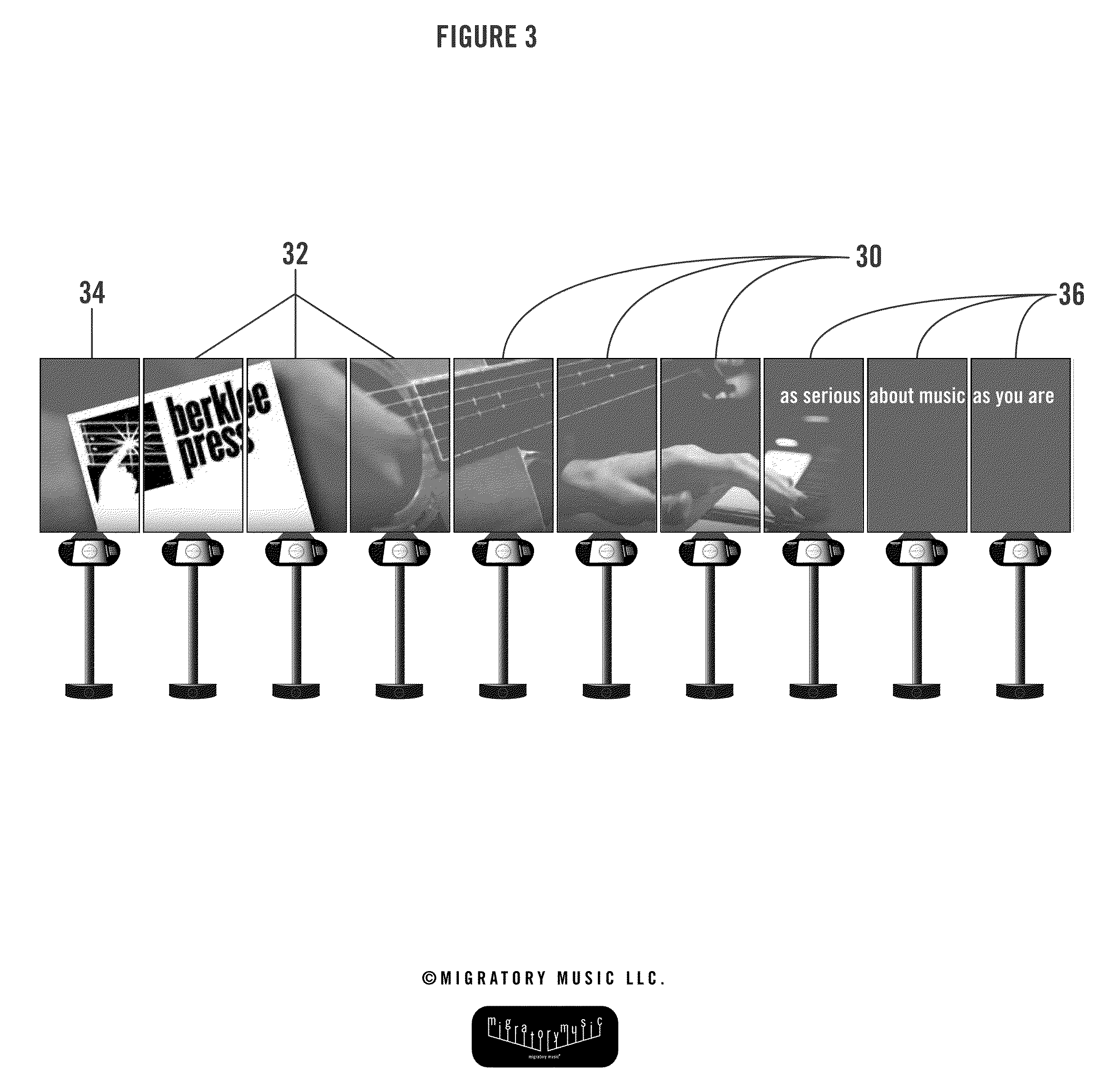 System and method for live music performance digital recording, distribution, and digital advertising