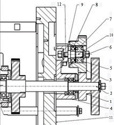 Anti-reversal device of rear roller drive in spinning frame