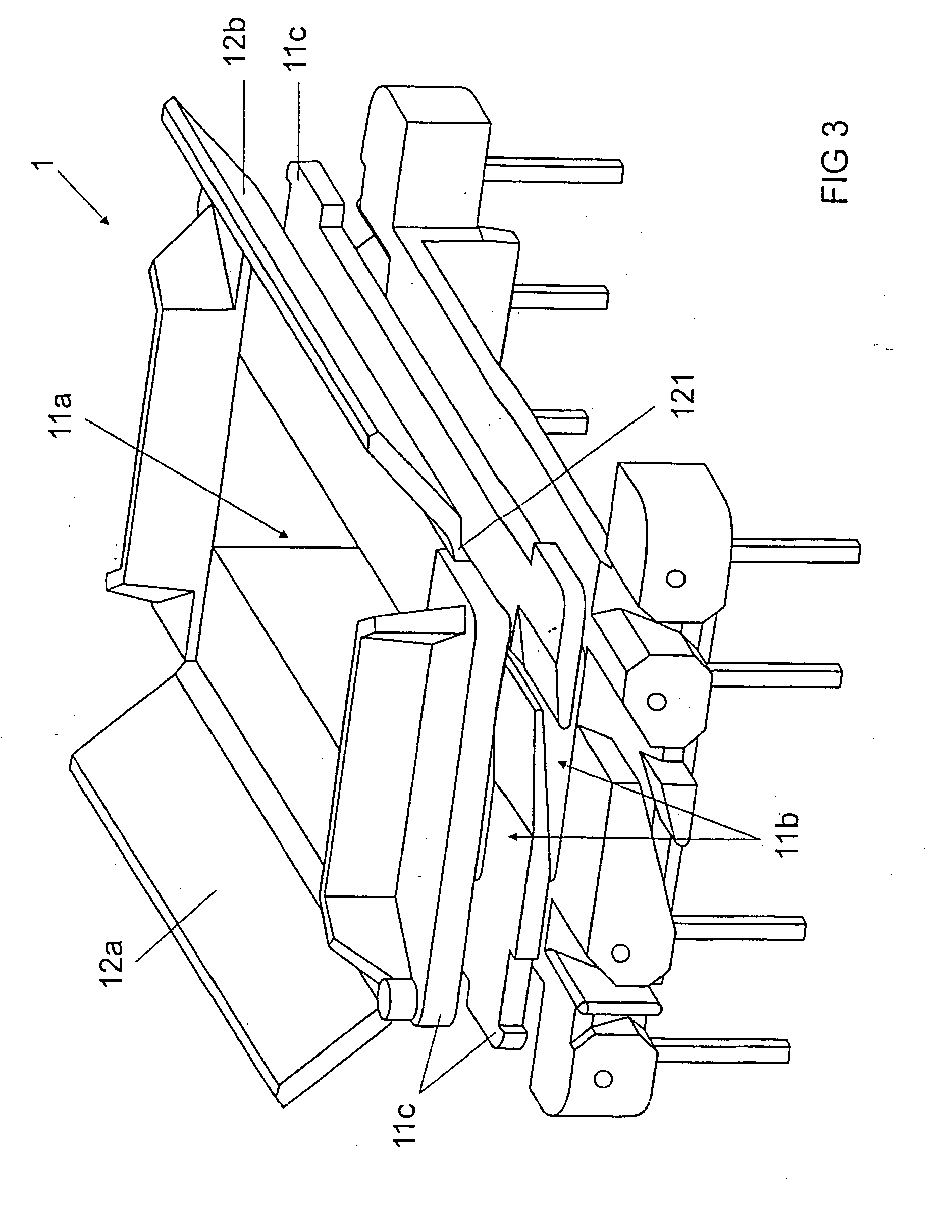 Coil body for an electric oil and method for producing an electronic element provided with said coil body