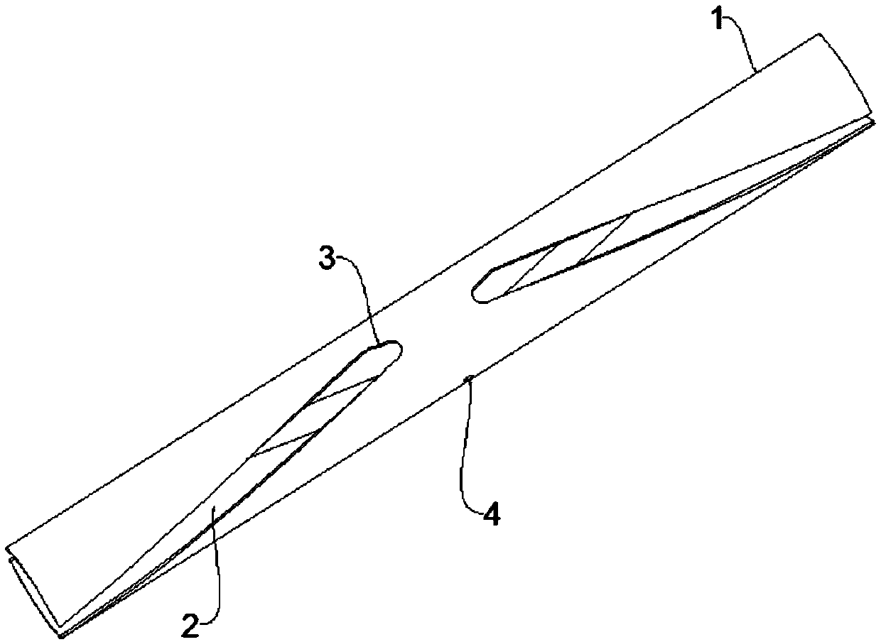 Roll shaft used for brush roll