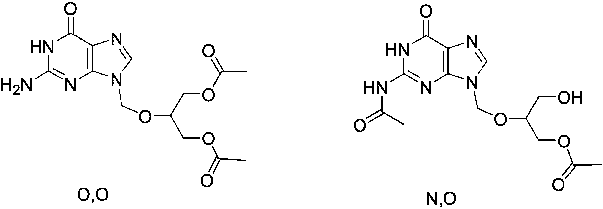 High-purity ganciclovir monoacetate preparation method