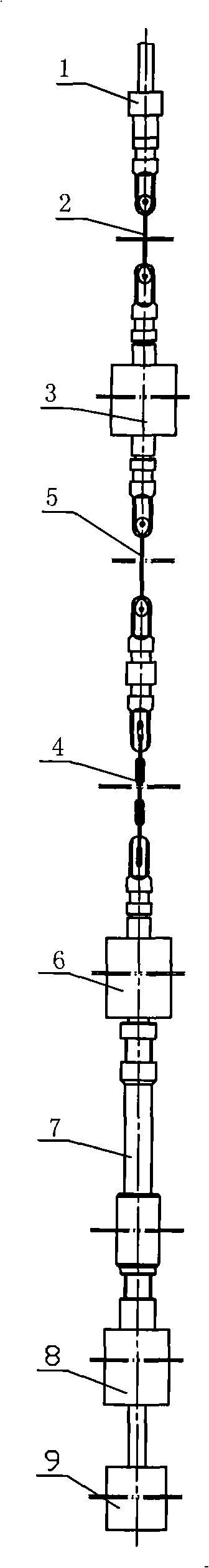 Hoisting system of stripper well in oil field