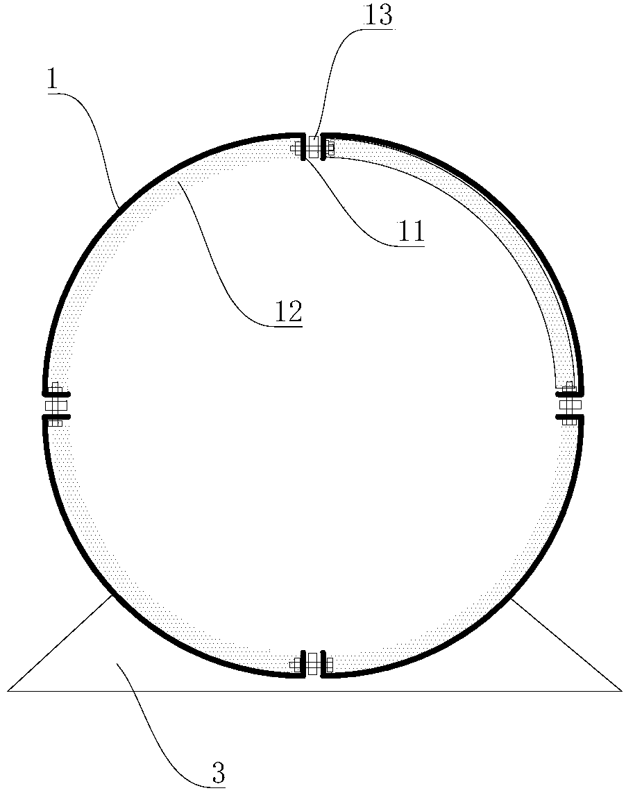 Assembled constant pressure cabin