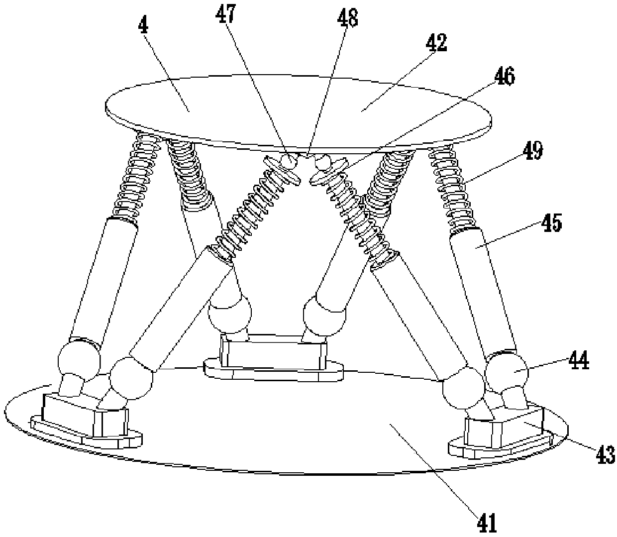 A kind of manipulator for the laying robot of urban municipal sidewalk floor tiles