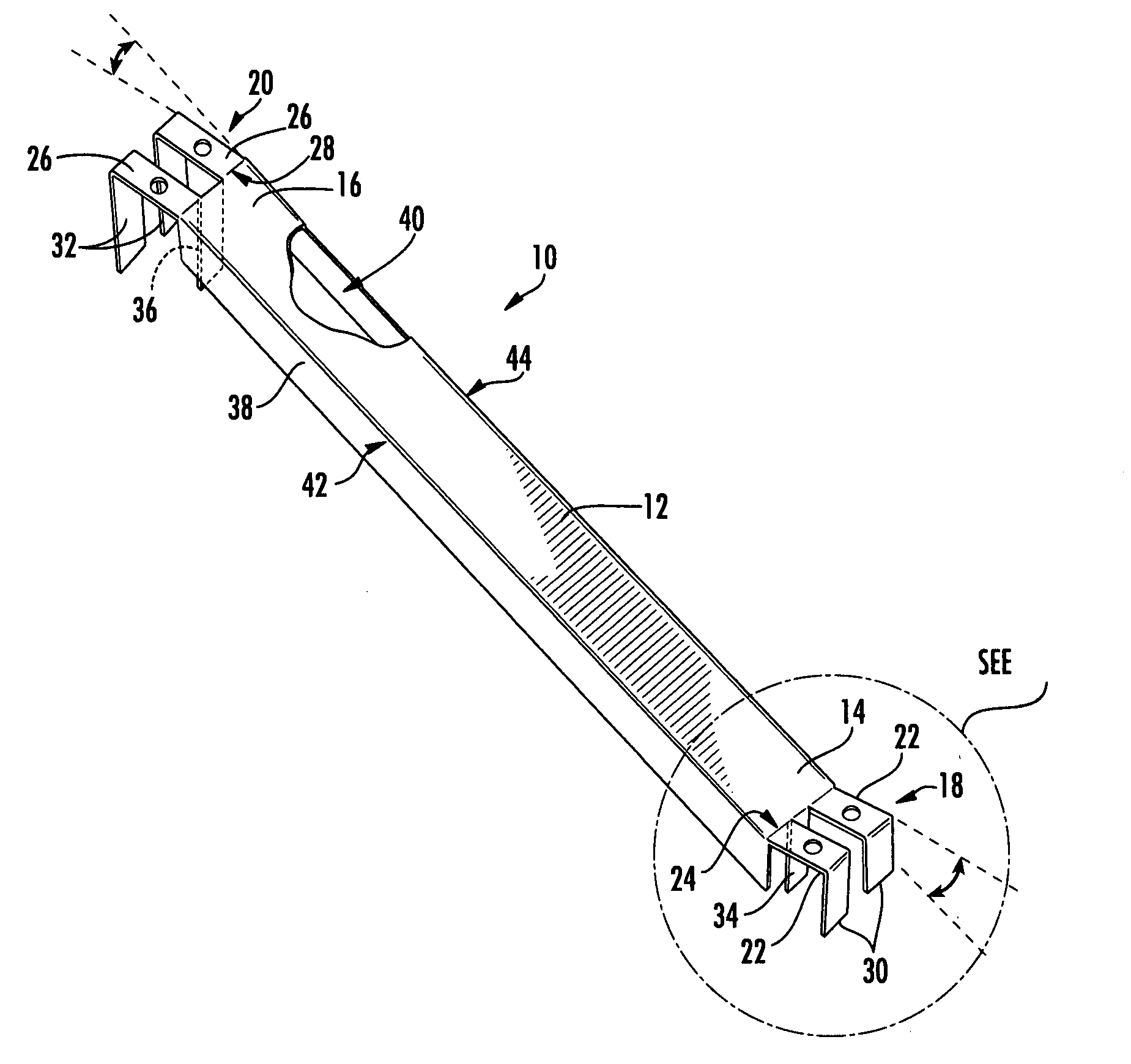 Bracing and spacing apparatus for hip trusses