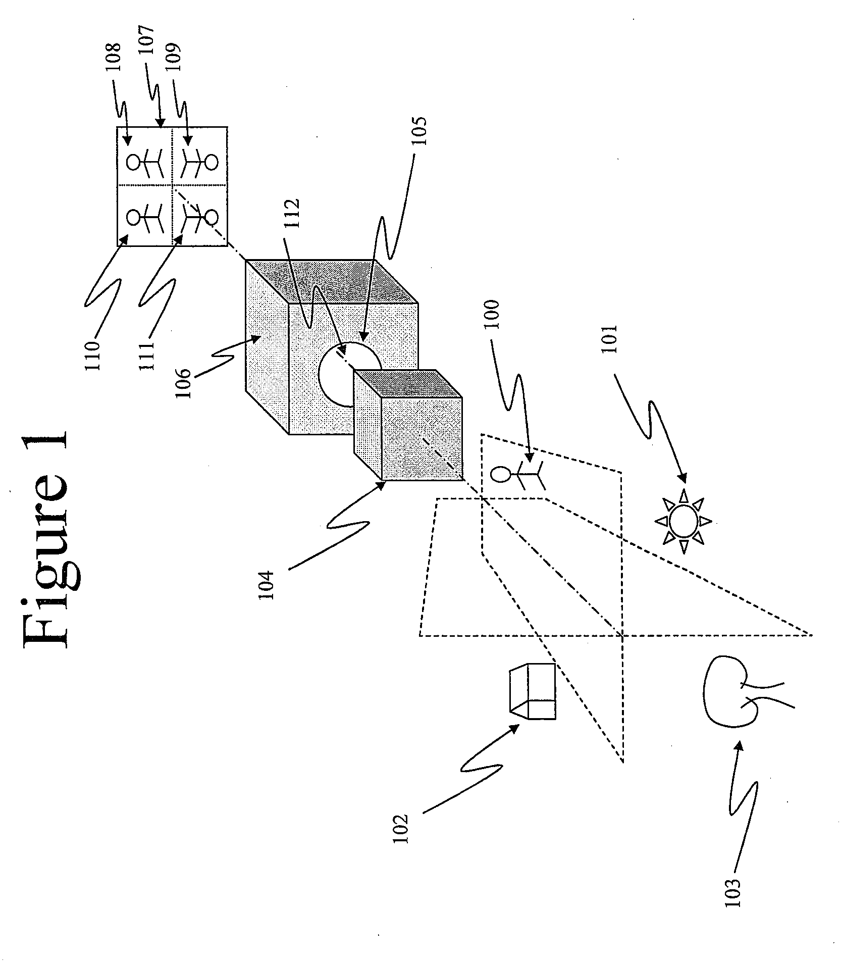 Apparatus and method for simultaneously acquiring multiple images with a given camera
