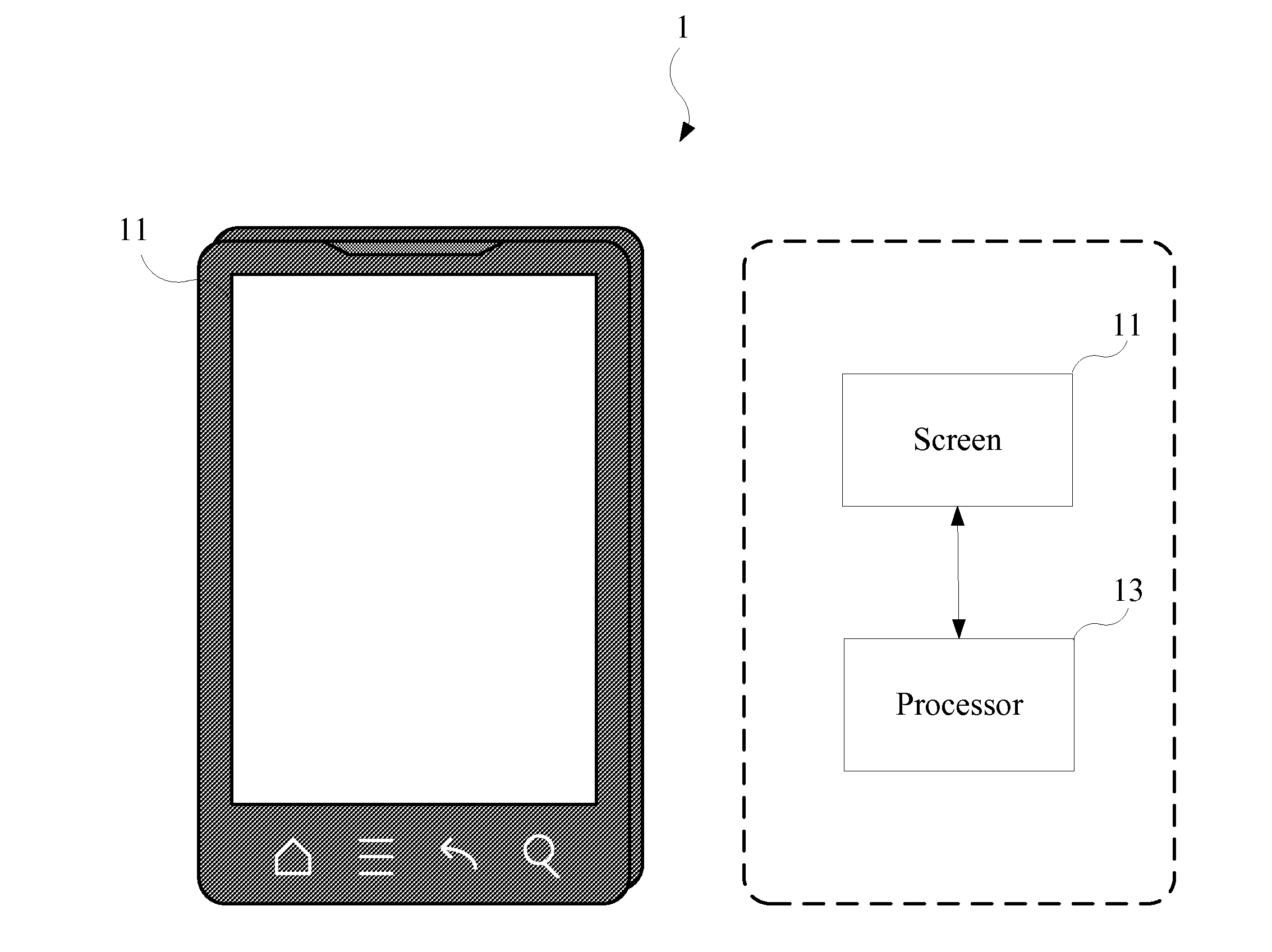 Electronic device and music visualization method thereof