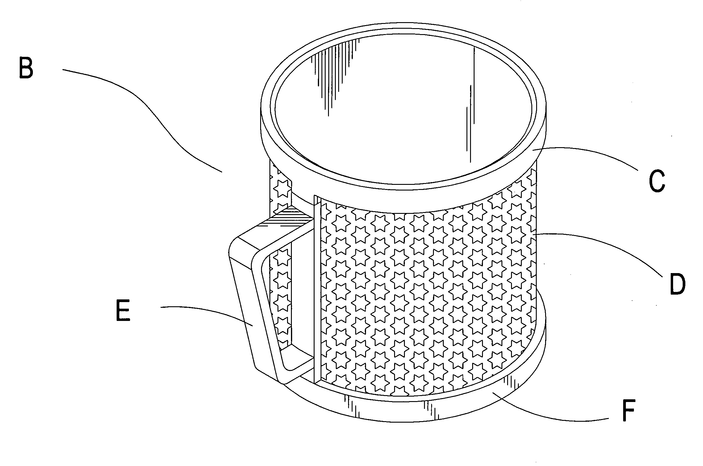 Cup assembly structure