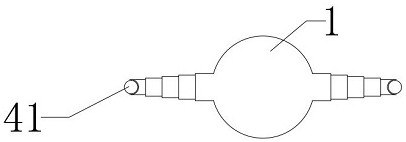 An outrigger type steel pipe pile and its construction method