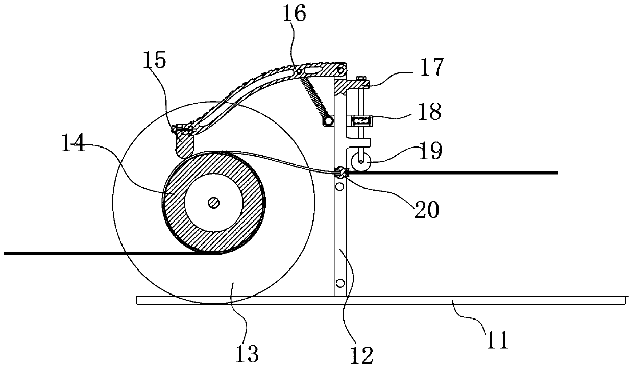 Computer network cable arrangement and embedding device