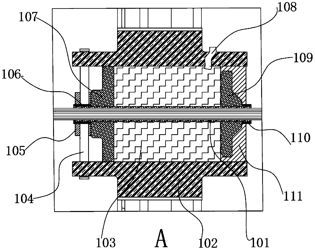 Computer network cable arrangement and embedding device