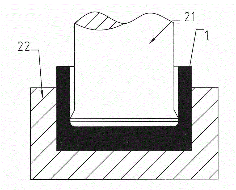 Method for extruding inner transverse rib of cylindrical piece