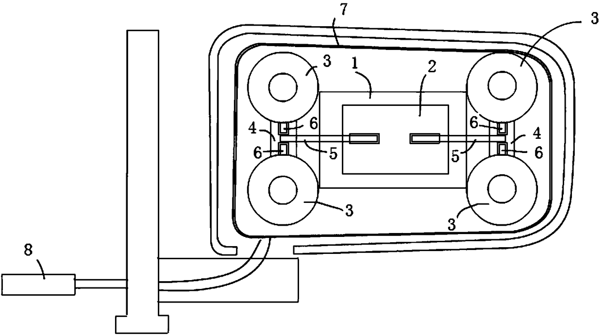 A kind of automobile rearview mirror and control method